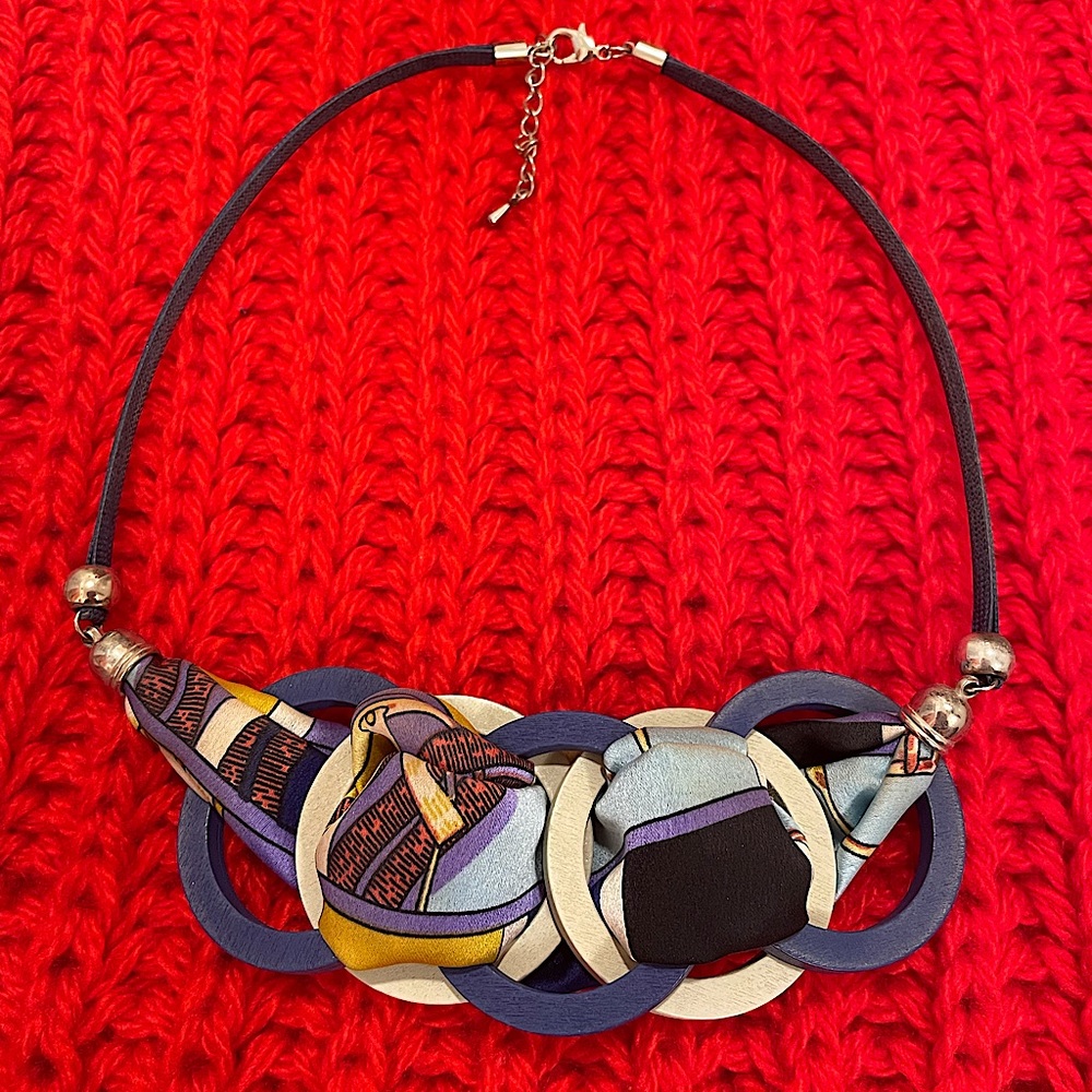 One of a Kind Scarf Necklace from Etsy